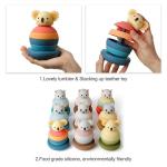 Customizable Educational Silicone Stacking Blocks Match Stacks Game Blocks