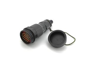 Quality NK27 Male Seismic Cable Connector Used For 12 Channels Seismograph Recording wholesale