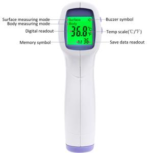 Quality Non Contact DC 3V Baby Infrared Forehead Thermometer wholesale