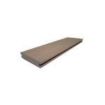 140mm*25mm Eco-Conscious Grey Grooved Solid Decking for Sustainable Building
