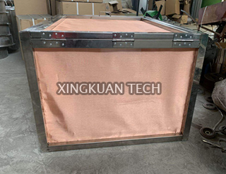 Red Copper Wire Mesh Screen For RFI Shielding , Faraday Cages And Others