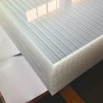 100% Mitsubishi MMA Acrylic Sheet Curved Sound Barrier Fence 12mm
