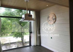 Quality Flat Roof Type Modern Prefab Homes Good Fast Installation Good Earthquake Resistance wholesale