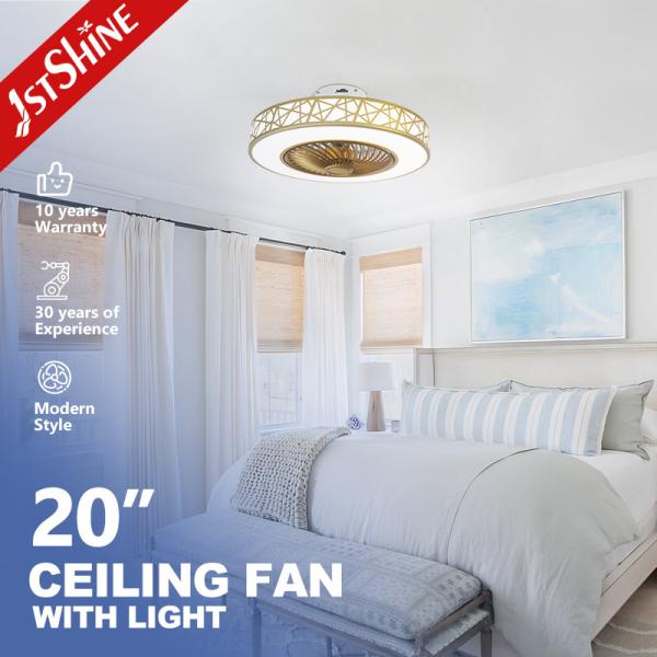 Low Ceiling 1stshine LED Ceiling Fan with Hidden Blades and Product Weight（kg） 4