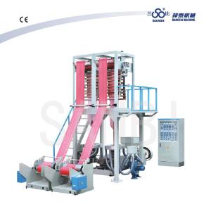 Quality Plastic Blown Film Extruder Double Lines Blow Film Extrusion Machine wholesale