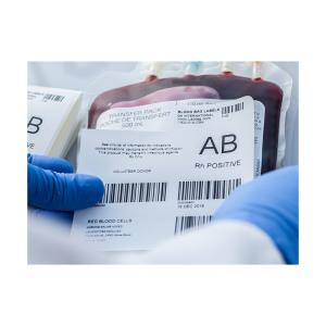 Quality Rectangle UV Printing Blood Bag Sticker For Hospitals wholesale