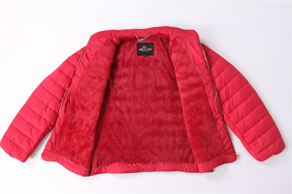 Junior ladies coats, Women's padded jacket, Fashion design, Fur lining, Metal zipper