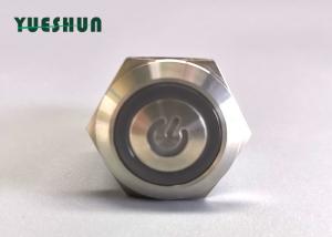 Quality Aluminum 5A Ring LED 22mm Anti Vandal Push Button Switch wholesale