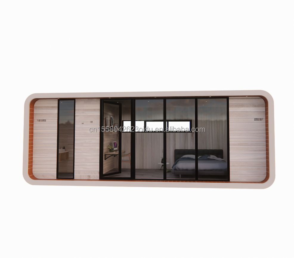 Aluminum Alloy Windows Modified 20ft 40ft Prefabricated Shipping Container Houses for Hotels Villas and Living 2 Bedrooms