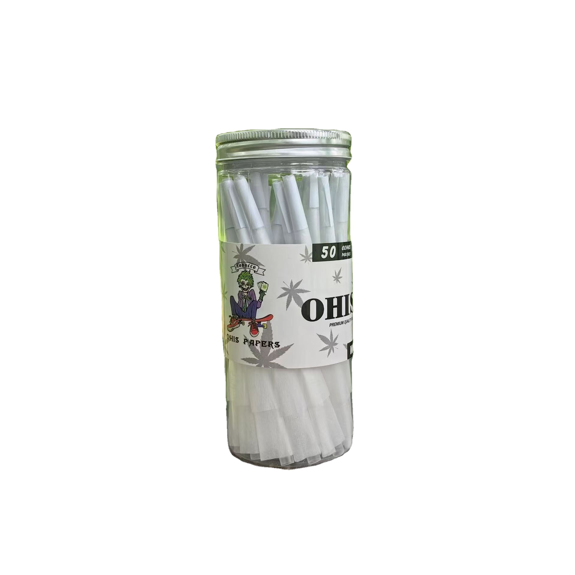 Paper Board Pre Rolled Smoking Cones Stamping Printing Coated Paper