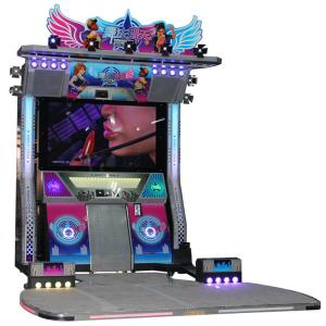 Quality Dance Dance Revolution Arcade Machine Music Drum Coin Operated Games Machine 600W wholesale
