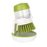 Hygienic Dish Washing Brush , Kitchen Scrub Brushes With Drip Tray