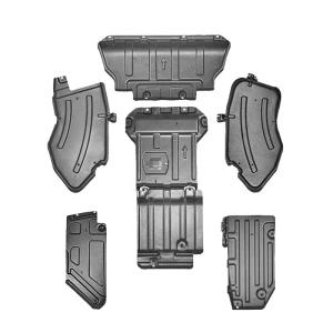 Quality Silver Aluminum Alloy Under Engine Cover for Wrangler JK JL Off-Road 4X4 Accessories wholesale