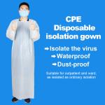 Hospital Isolation Long Sleeves Dustproof Medical Disposable Gowns