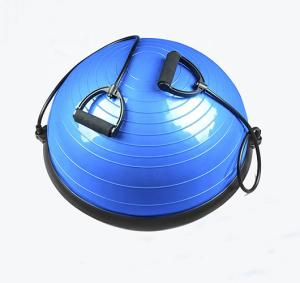 Quality Blue Fitness Gym Yoga Pilates Training Ball Half Balance Ball With Pump wholesale