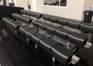 Quality Outdoor And Indoor Fixed Aluminum Bleachers With HDPE Bench Seat wholesale