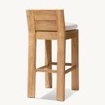 Modern Patio Garden Bar Chair Durable and Strong Teak Wood Furniture for