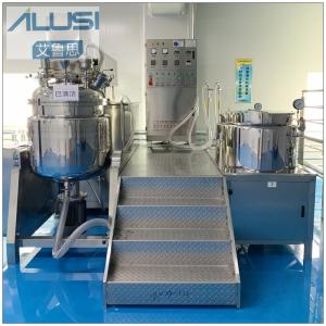 Quality 50L 100L 200L 300L Hydraulic Lifting Vacuum Homogenizer Mixer for Cosmetics wholesale