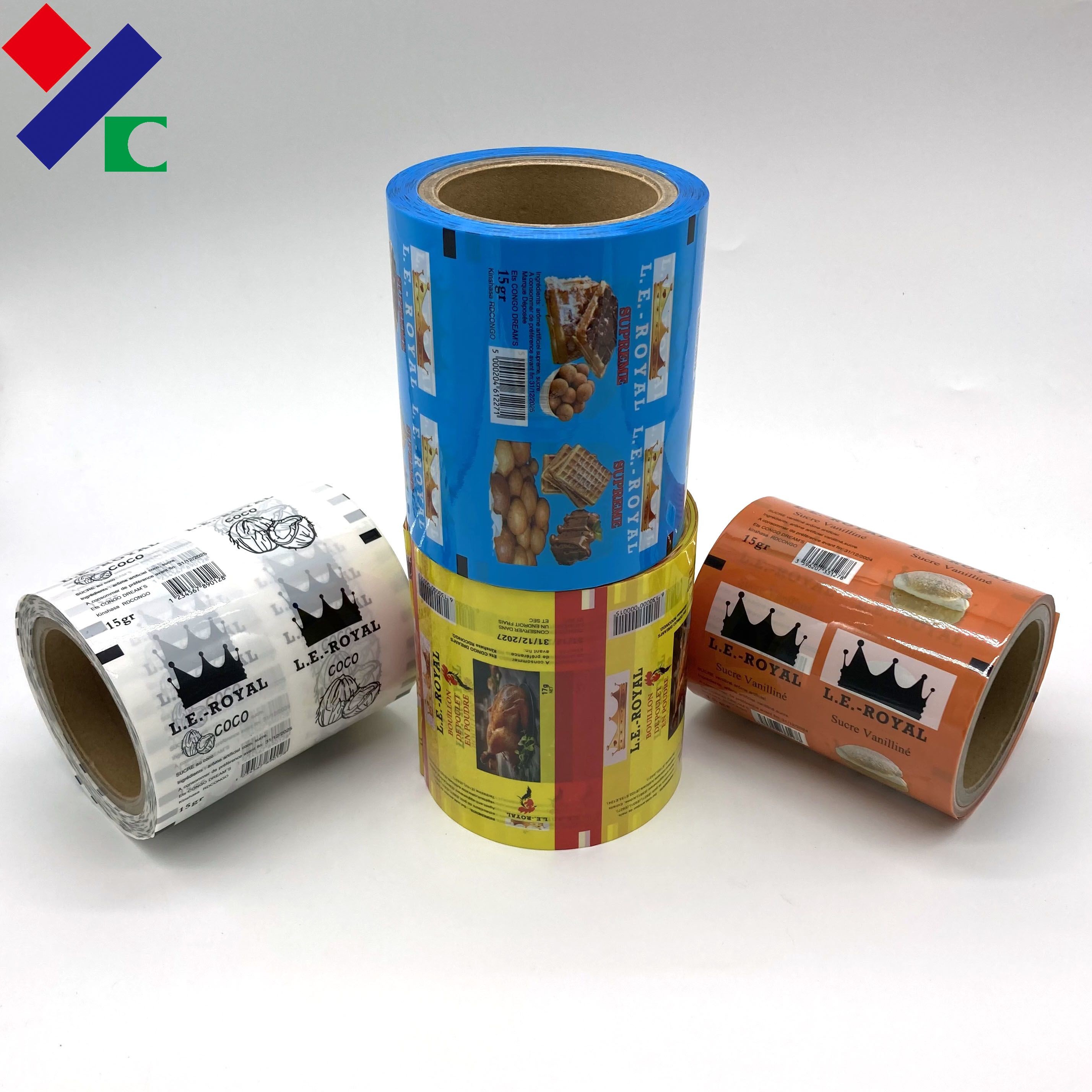 Custom Printed Popcorn Plastic Packaging Bag Snack Packaging Pouches
