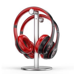 Quality Silver Wireless 500g Personalised Headphone Holder 258mm Height wholesale