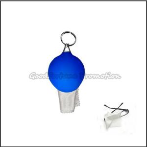 Quality customed logo Eco ABS eyeglass lens cleaning cloth keychain holder keyrings promotion gift wholesale