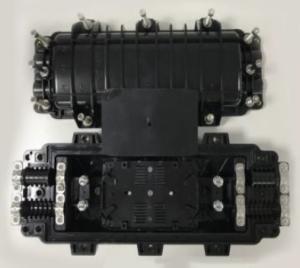Quality Horizontal Type PC Fiber Optic Splice Closure 470*180*110 , Fiber Optic Junction Box wholesale