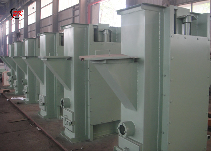 Steel Rubber Belt Universal Hopper Bucket Elevator For Mining