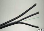 Lightweight Outdoor SM FTTH Drop Fiber Optic Cable with FRP Wire , 2 - 12 Core