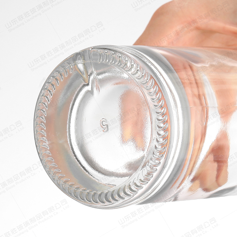 Healthy Lead-free Glass 750ml 800ml 1000ml Glass Gin Vodka Whisky Brandy Glass Bottle