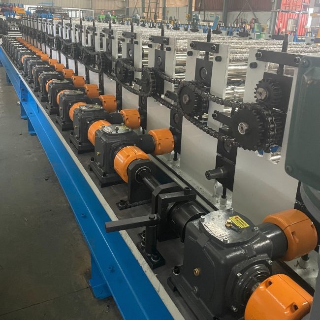 Colored Corrugated Panel Roll Forming Machine Doble Layer Glazed Tile Roll Forming Machine