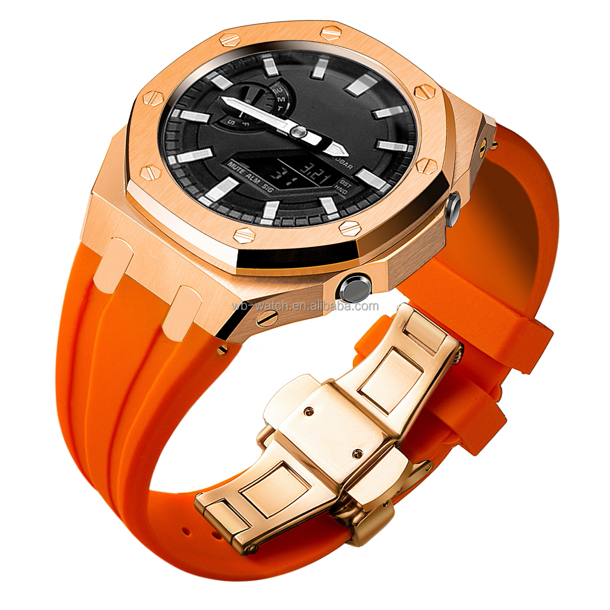 Stainless Steel Watch Case And Bracelet For Casio Ga2100 Five Generation Modification