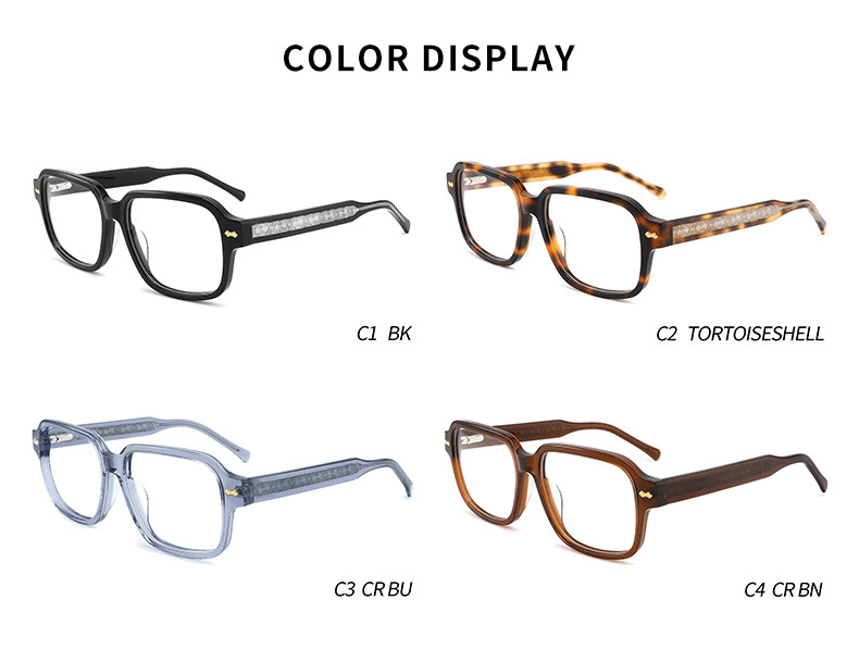 Irregular Square Acetate Material Sunglasses Luxury Eyewear Black For Men