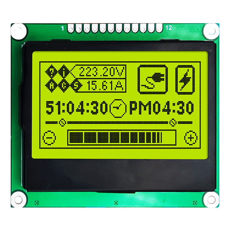 132X64 COG Graphic LCD Module With 6H Oclock Wide Viewing Angle