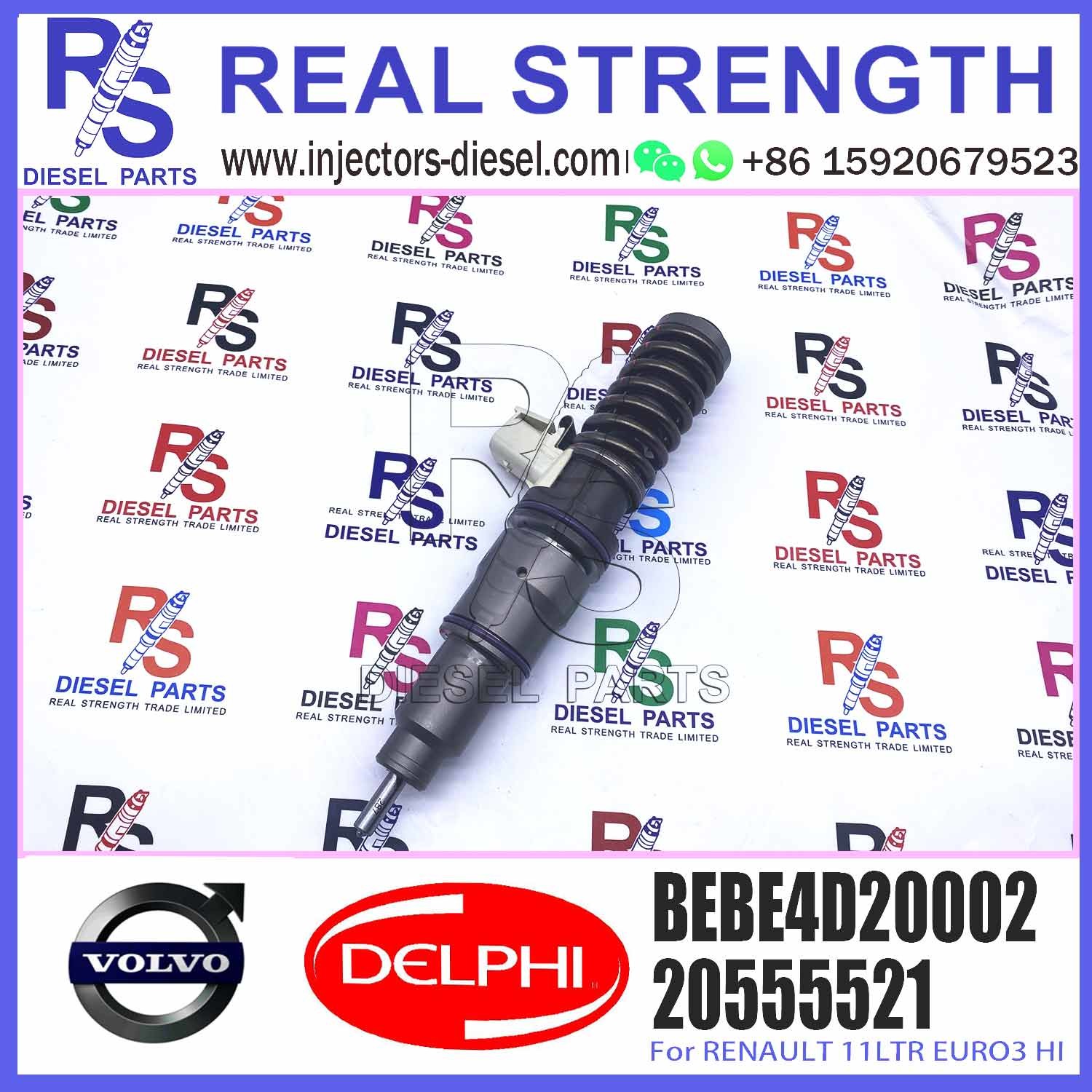 Diesel Injector 21028880, 7421028880, 7421644598, 7485003042, BEBE4D20002 FOR V-O-L-V MD11, 3125