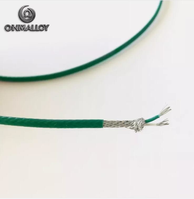 PTFE ETFE Insulated Type K Thermocouple Extension Cable Stainless Steel Wire Sheath