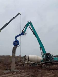 Quality Concrete Pile Casing Steel Sheet Plate Excavator Vibro Hammer wholesale