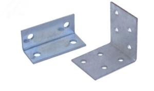 Quality Heavy Duty Inside Corner Braces , Trailer Corner Brackets 40×40×40mm wholesale