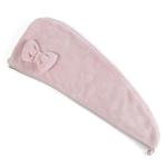 Pink Fast Dry Microfiber Absorbent Sports Towel For Curly Hair Turban Headband