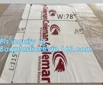 top covers clear plastic window covers printed pallet covers, Jumbo PE Plastic