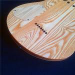 7 strings Blue electric guitar