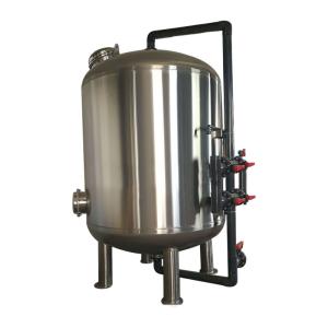 Quality Multimedia SS304 Water Treatment Filter Tank for Quartz Sand Activated Carbon Resin wholesale