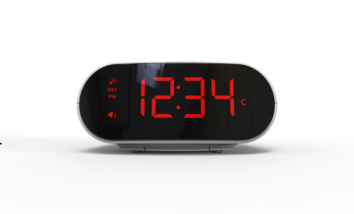 Multifunctional Digital Desk Clock Modern LED USB Multi Time Zone Digital Clock