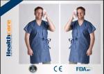 Nonwoven Disposable Isolation Gowns Colorful Clothing Single Use For Beauty