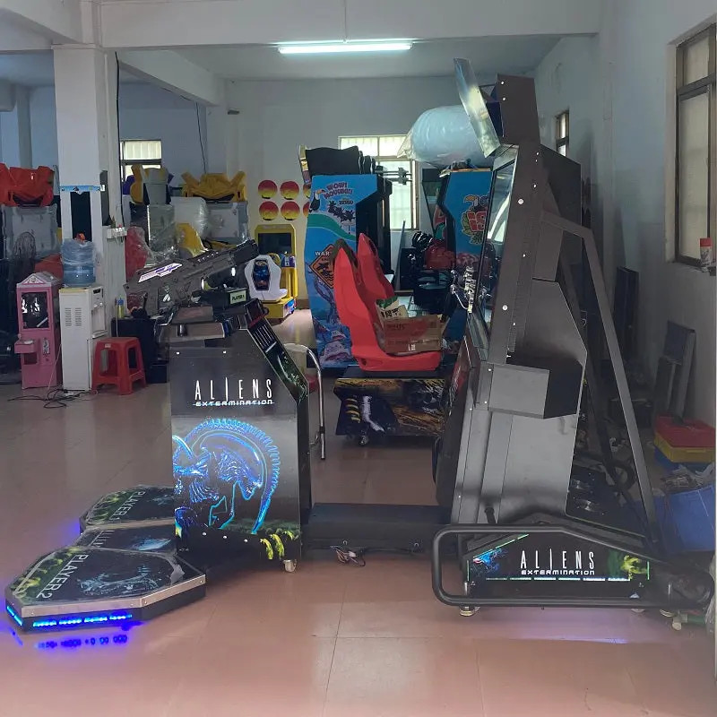 Aliens Extermination Arcade Shooting Game Machine With 55 Inch 2 Players Classic Video Game