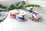 Reusable 8oz 240ml Christmas Fine Porcelain Coffee Mugs