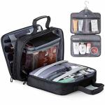4 Compartments Bathroom Hanging Travel Organizer Bag Compact