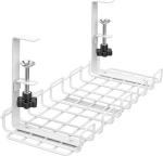 Customizable Logo Electric Office Furniture Cable Management Tray with Clamp