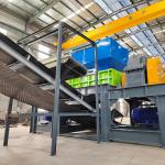 Metal Recycling Dual Shaft Shredder Municipal Solid Waste Twin Shaft Shredder