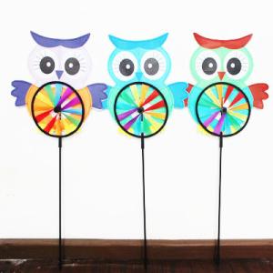 Quality Spring seasonal windmill yard stake owl wholesale