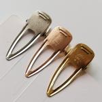 silver gold hair clip wedding accessories pins 6x2cm